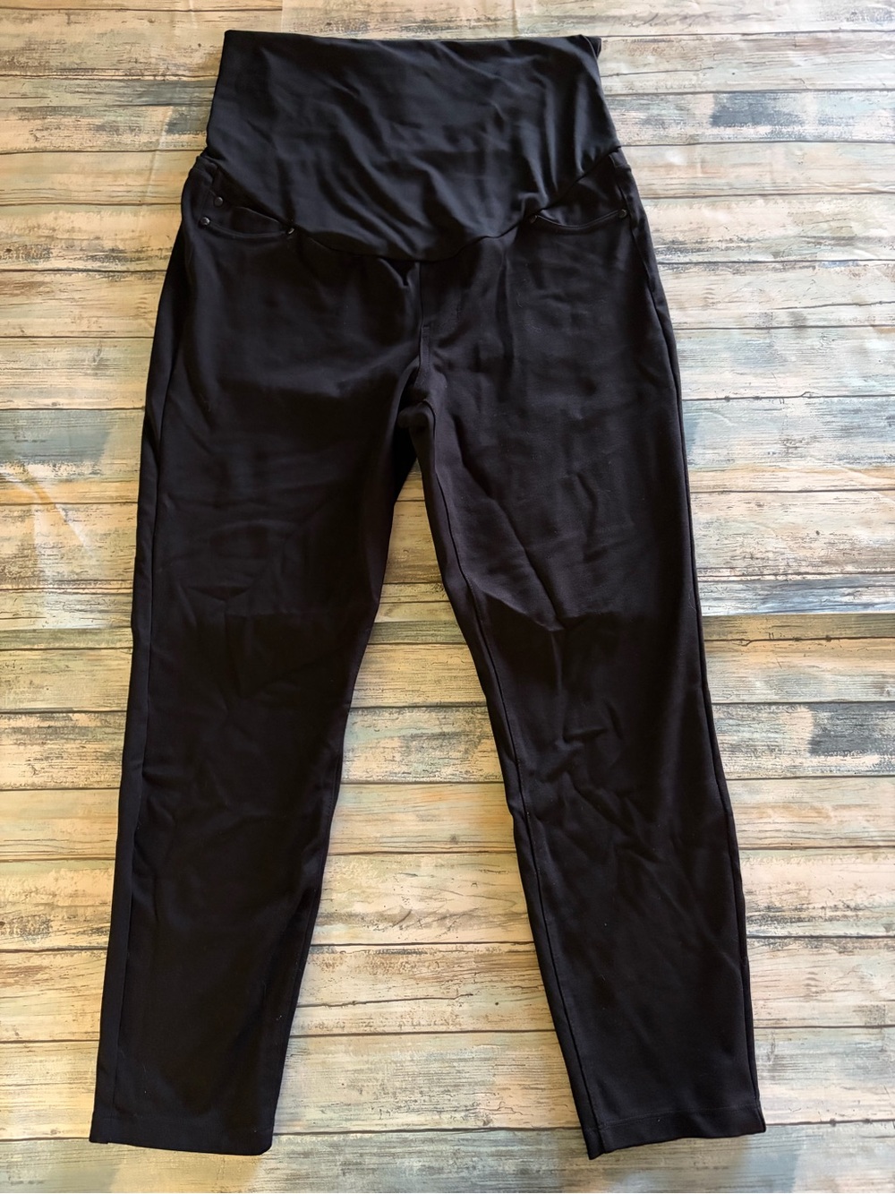 Liverpool LA Maternity Black Stretch Pants/Leggings Size 10
